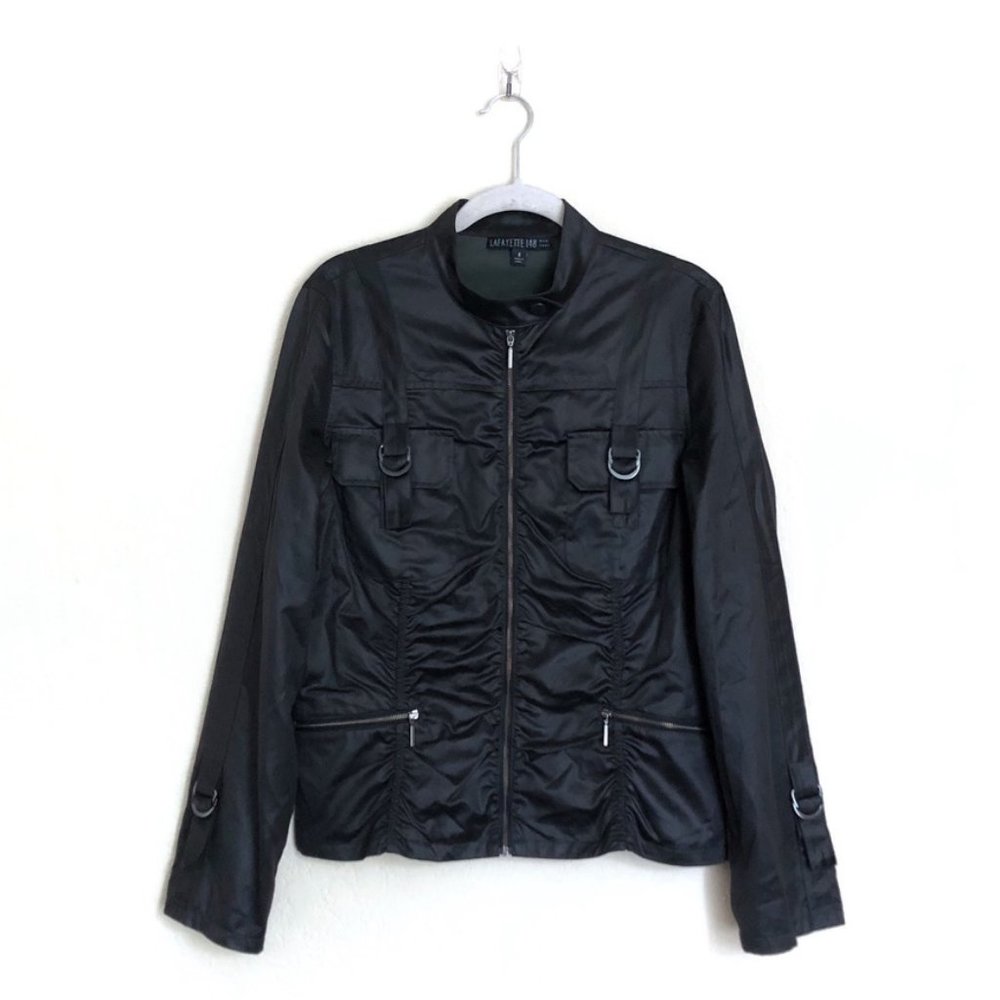 Lafayette 148 Black Utility Jacket